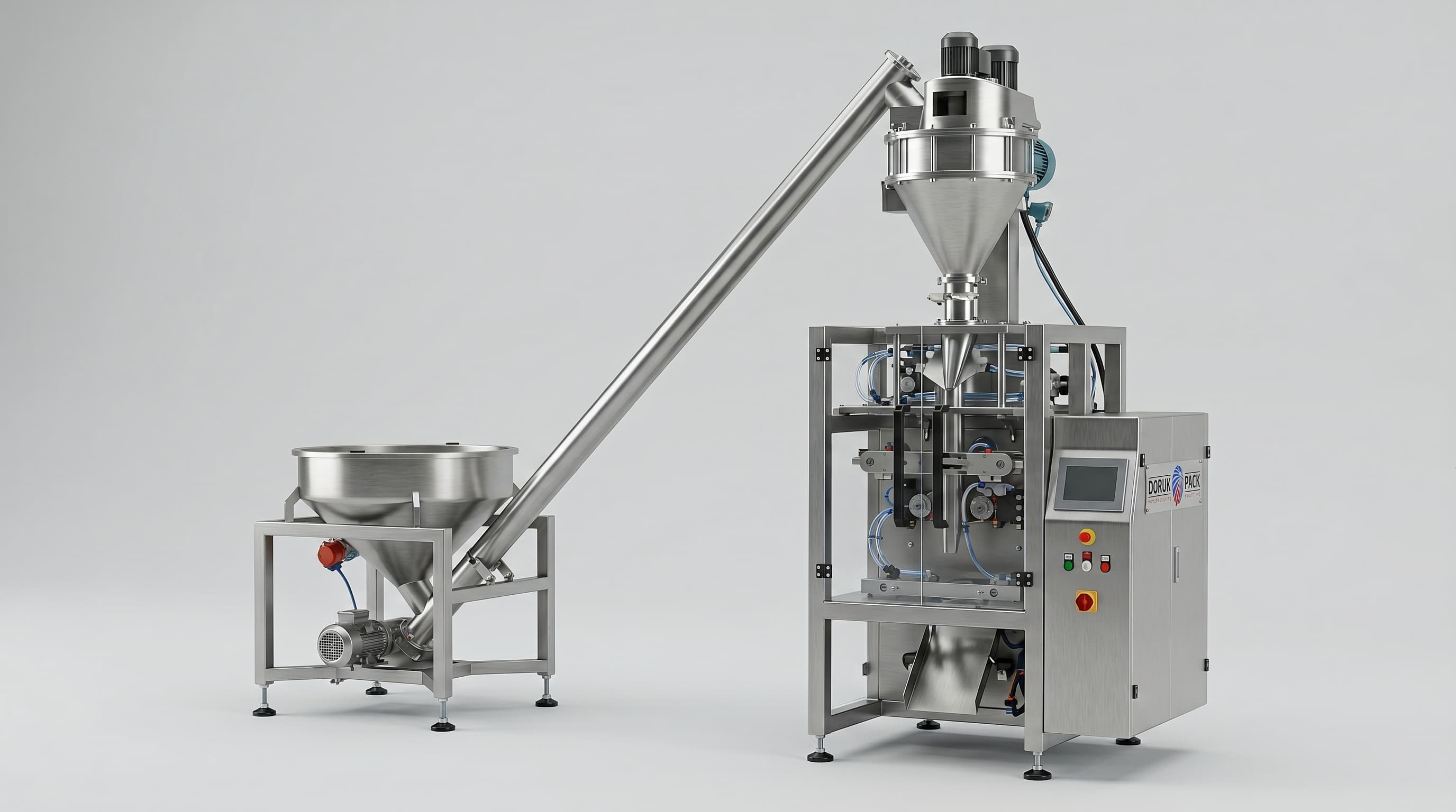 Vidalı Dikey Dolum Makinesi